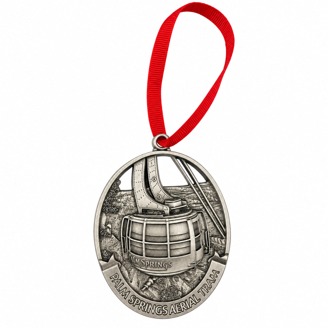Tram Pewter Ornament