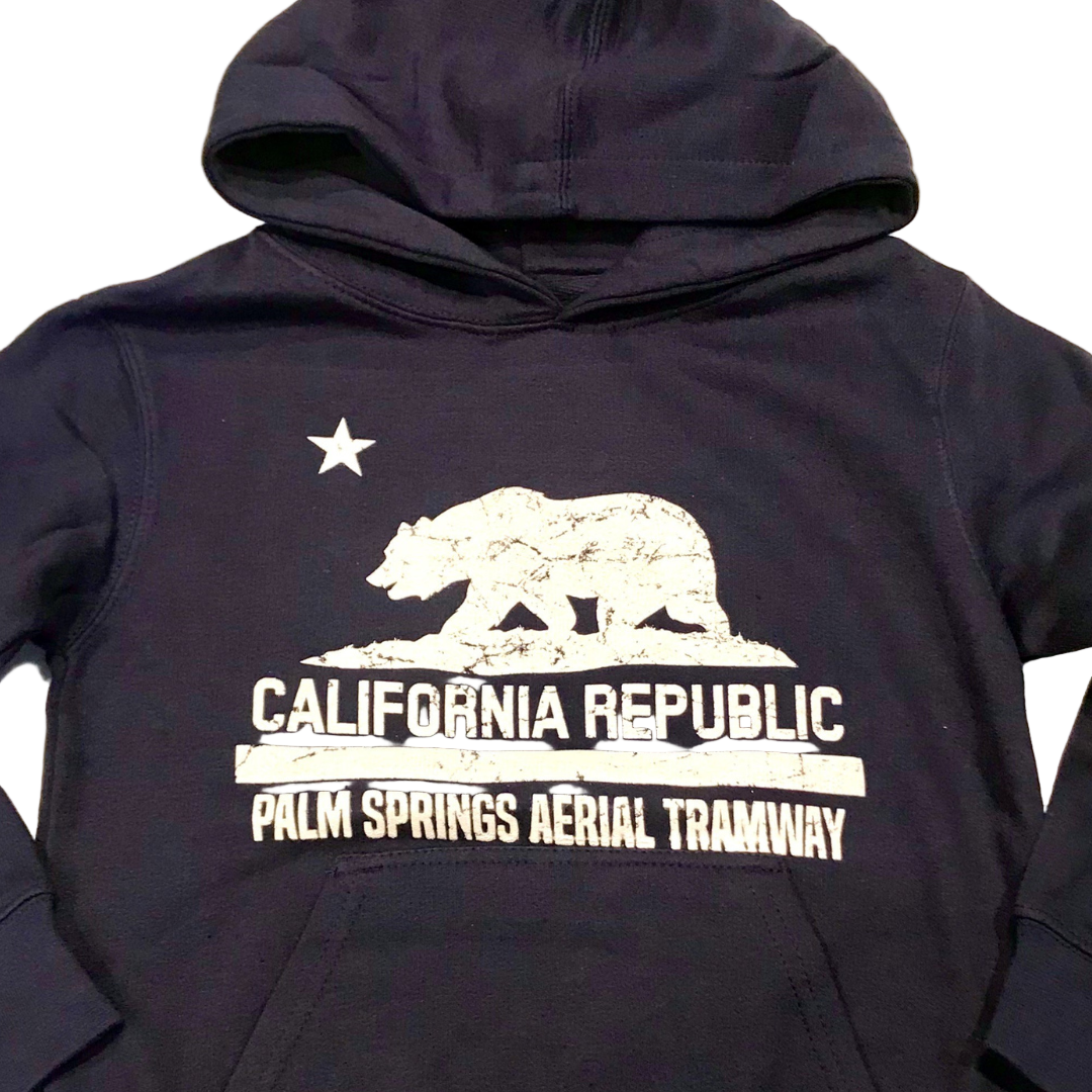 Cali Bear Navy Hoodie - Children's
