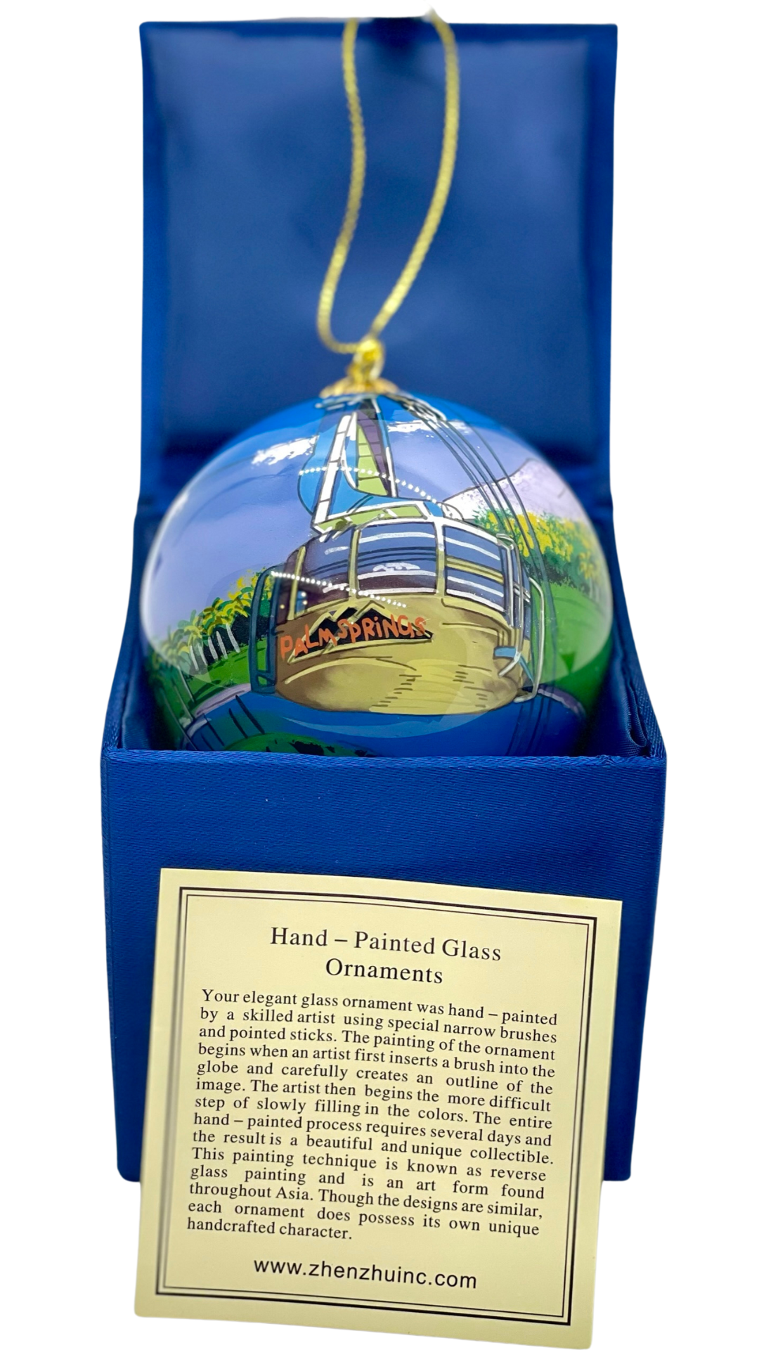 Hand-Painted Custom Glass Ornament