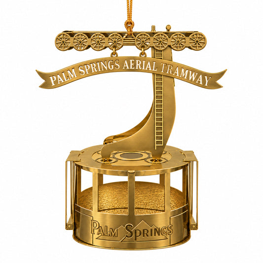 Ornament - Tram Car Brass